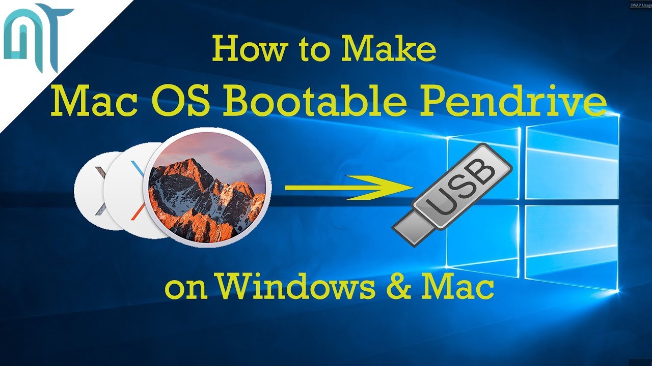 make a bootable dmg usb on windows